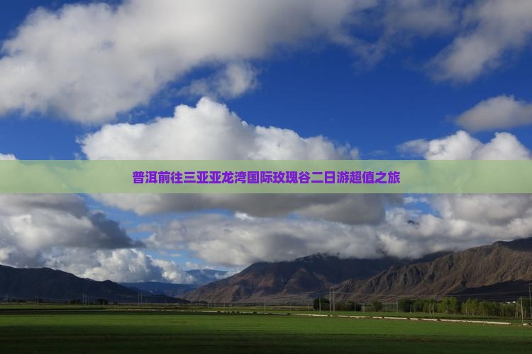 普洱前往三亚亚龙湾国际玫瑰谷二日游