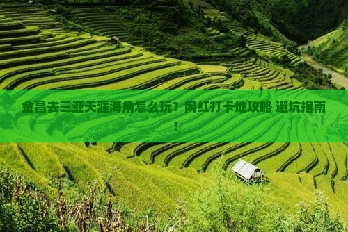 金昌前往三亚天涯海角旅游网红地点