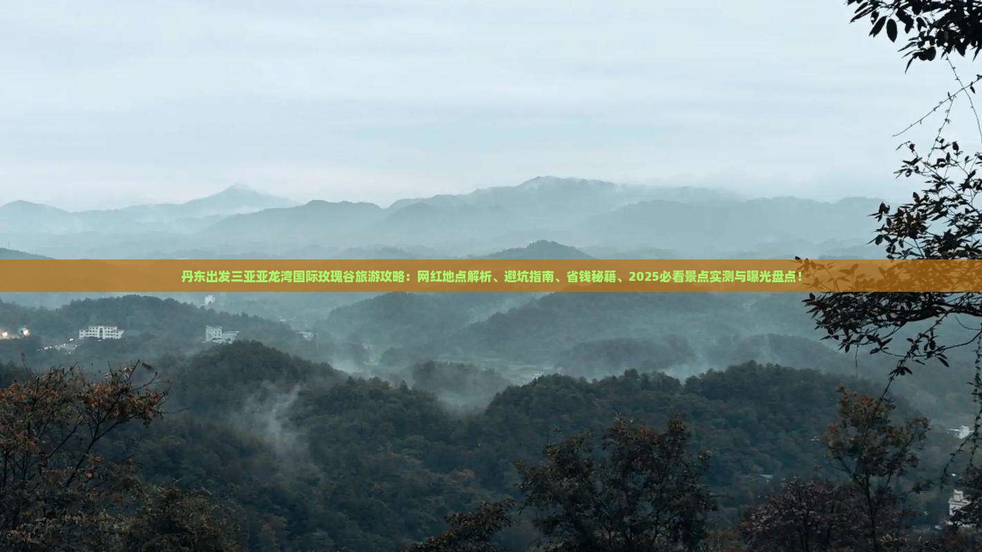 丹东出发三亚亚龙湾国际玫瑰谷旅游网红地点