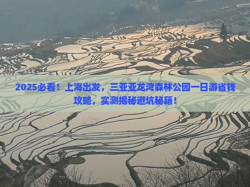 上海去三亚亚龙湾热带森林公园一日游