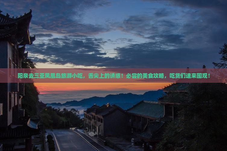 阳泉去三亚凤凰岛旅游小吃