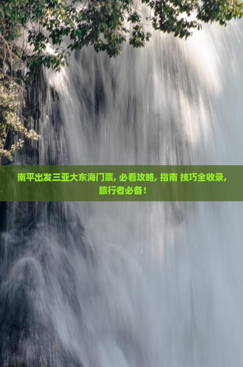 南平出发三亚大东海门票