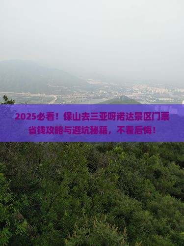保山去三亚呀诺达景区门票