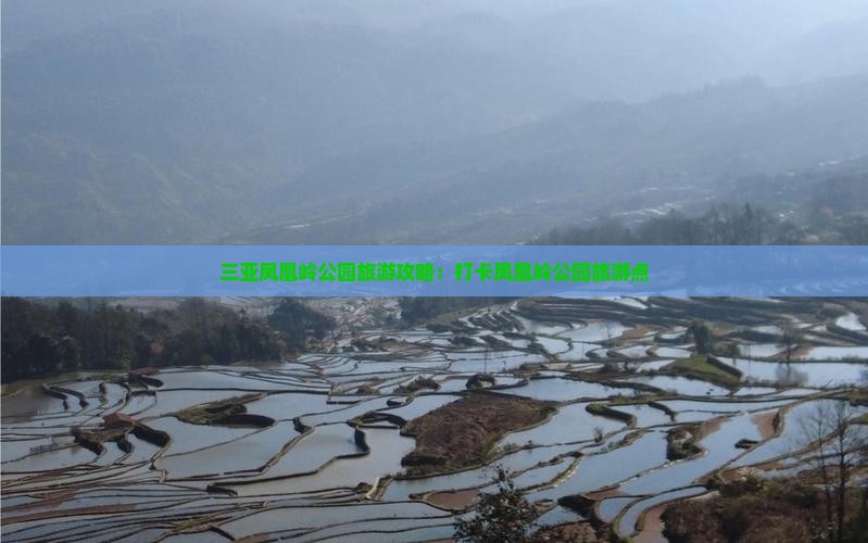长治前往三亚凤凰岭公园旅游打卡点