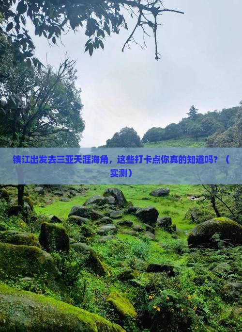 镇江前往三亚天涯海角旅游打卡点