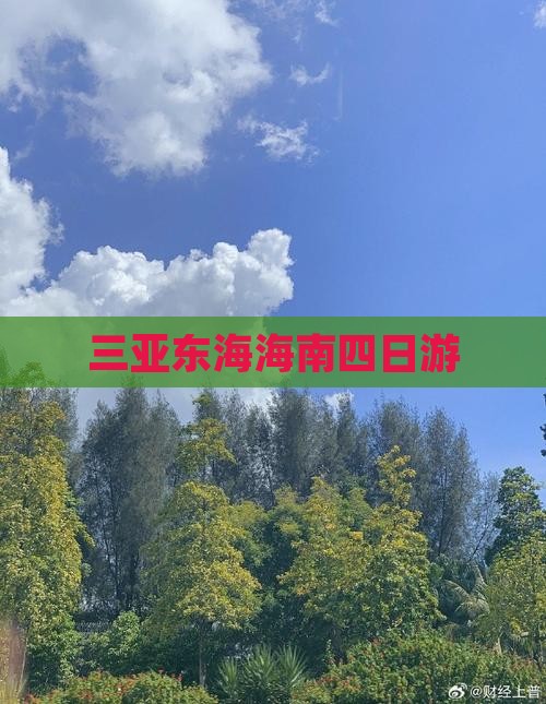 双鸭山去三亚小东海四日游