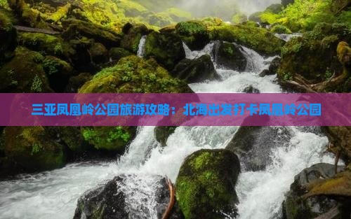 北海出发三亚凤凰岭公园旅游打卡点