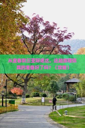 宜春前往三亚呀诺达景区旅游打卡点