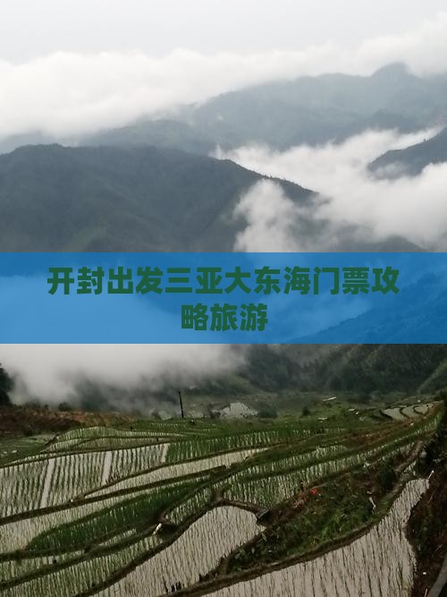开封出发三亚大东海门票
