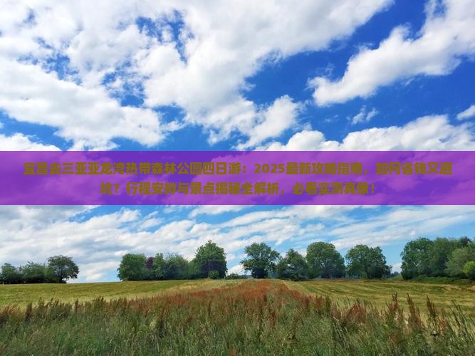 宜昌去三亚亚龙湾热带森林公园四日游