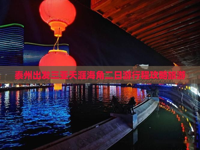 泰州去三亚天涯海角二日游