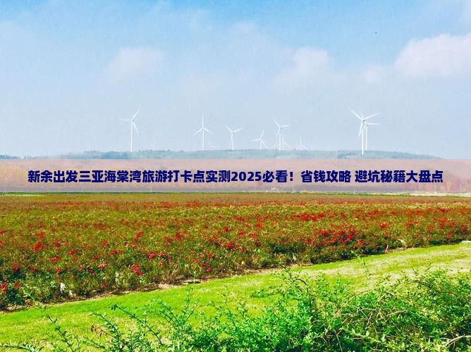 新余出发三亚海棠湾旅游打卡点