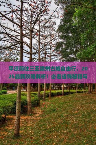 平凉前往三亚崖洲古城自由行