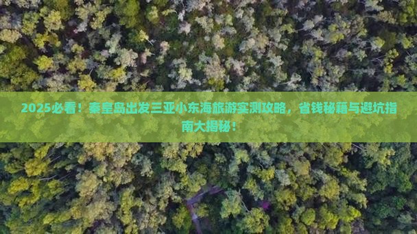 秦皇岛出发三亚小东海旅游