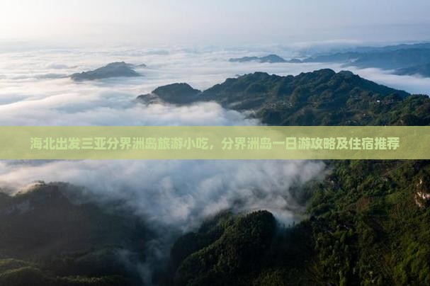 海北出发三亚分界洲岛旅游小吃