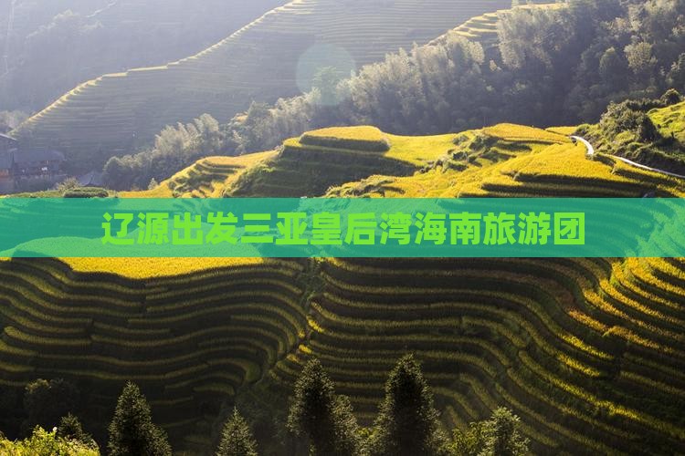 辽源前往三亚皇后湾大型旅游团