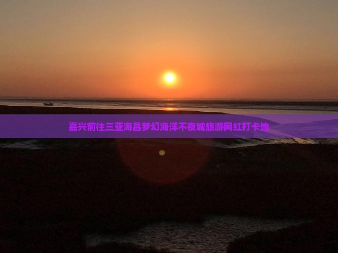 嘉兴前往三亚海昌梦幻海洋不夜城旅游网红地点