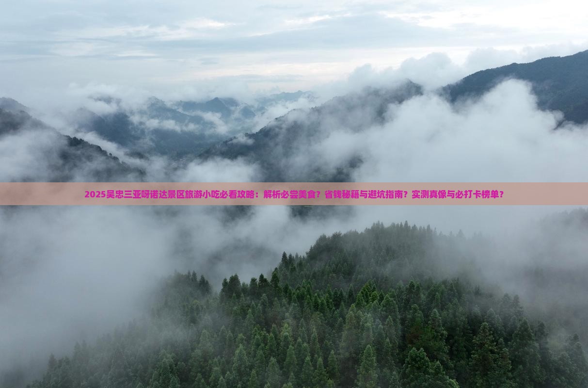 吴忠前往三亚呀诺达景区旅游小吃