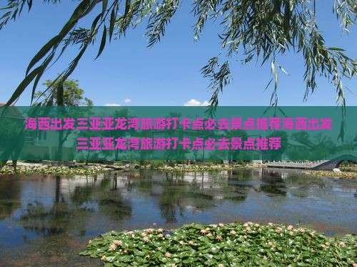 海西出发三亚亚龙湾旅游打卡点