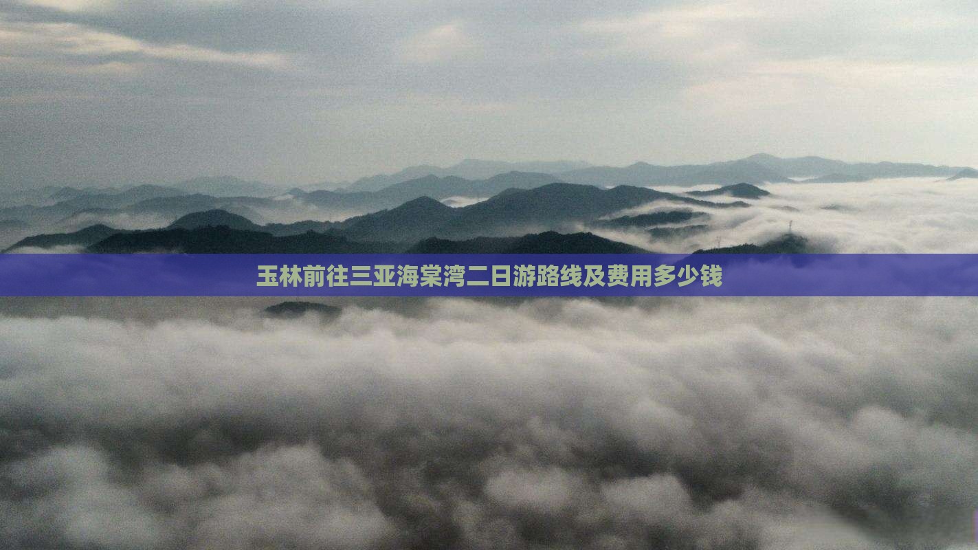 玉林前往三亚海棠湾二日游