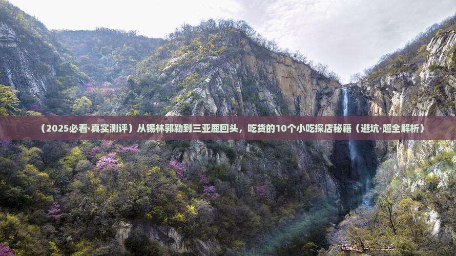 锡林郭勒盟去三亚鹿回头旅游小吃