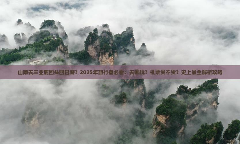 山南去三亚鹿回头四日游