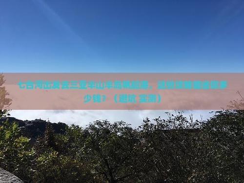 七台河前往三亚半山半岛帆船港旅行社