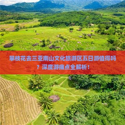 攀枝花去三亚南山文化旅游区五日游