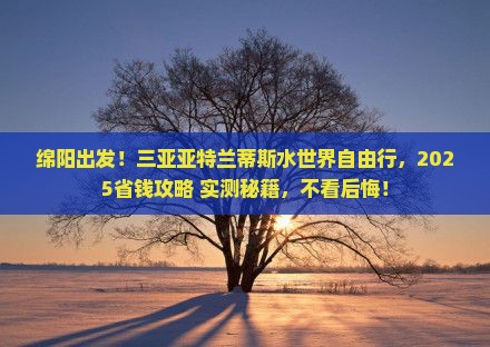 绵阳去三亚亚特兰蒂斯水世界自由团