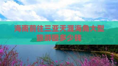 海南前往三亚天涯海角大型旅游团