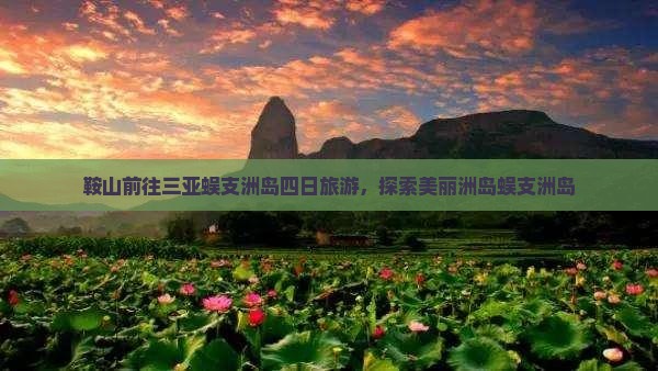 鞍山前往三亚蜈支洲岛四日游