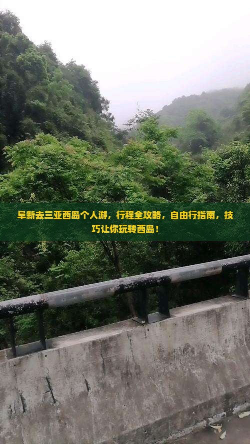 阜新去三亚西岛个人游