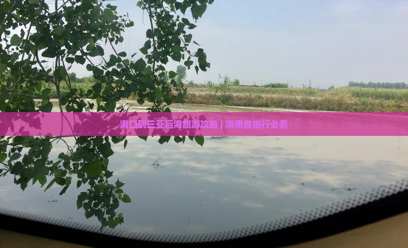 海口去三亚后海旅游