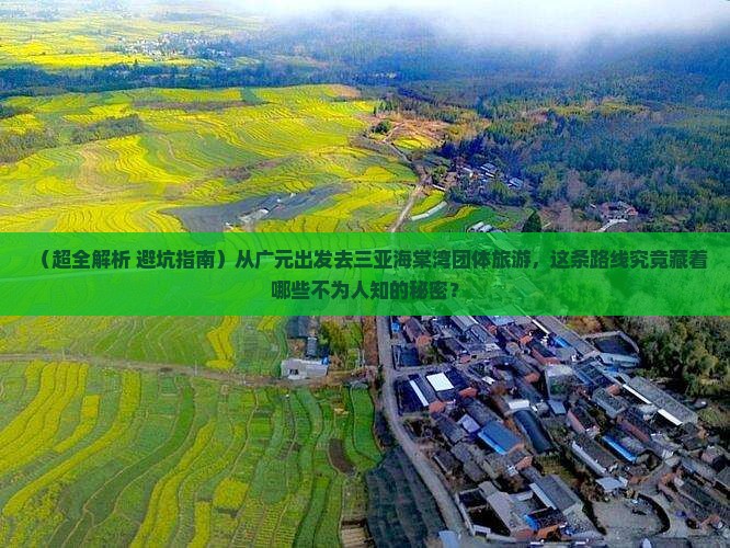 广元去三亚海棠湾团体旅游