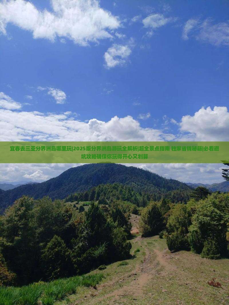 宜春去三亚分界洲岛哪里玩