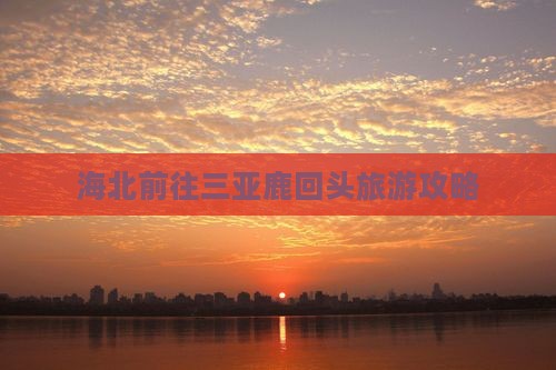 海北前往三亚鹿回头个人游
