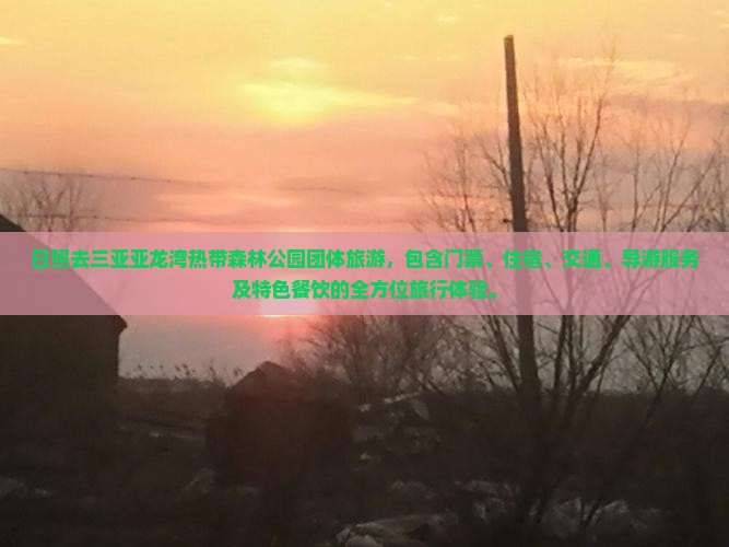 日照去三亚亚龙湾热带森林公园团体旅游