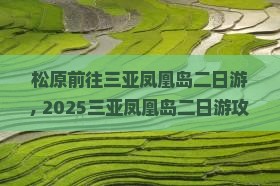 松原前往三亚凤凰岛二日游