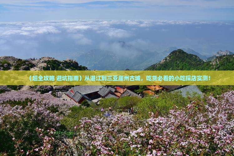 湛江出发三亚崖洲古城旅游小吃