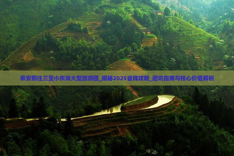 泰安前往三亚小东海大型旅游团