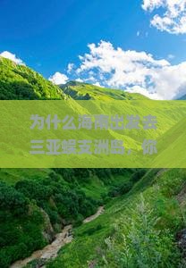 海南出发三亚蜈支洲岛旅游小吃