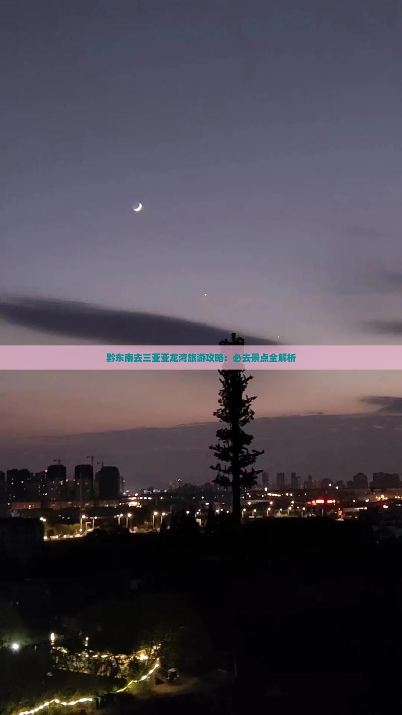 黔东南去三亚亚龙湾旅行社