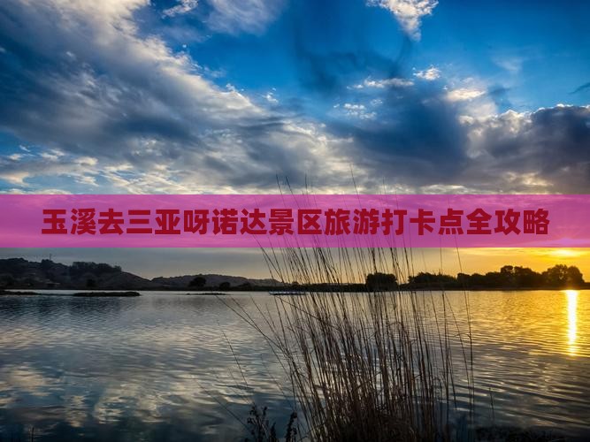 玉溪去三亚呀诺达景区旅游打卡点