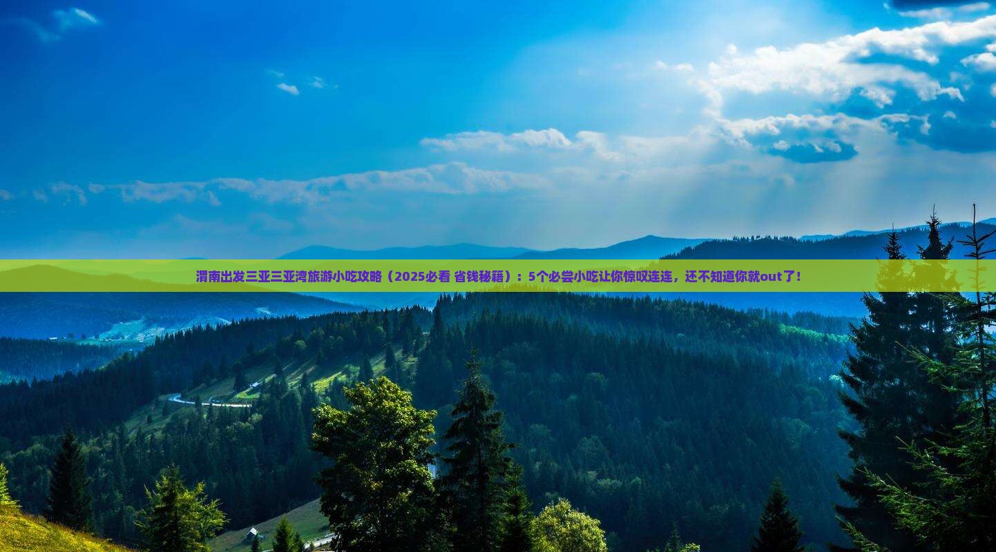 渭南出发三亚三亚湾旅游小吃