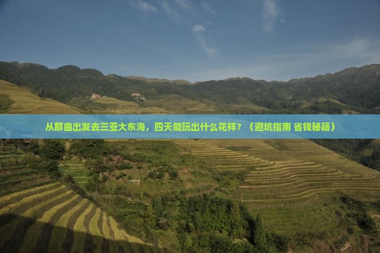 那曲出发三亚大东海四日游