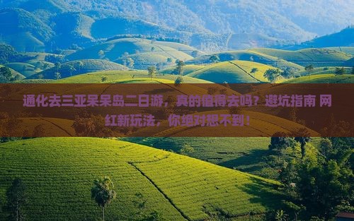 通化去三亚呆呆岛二日游