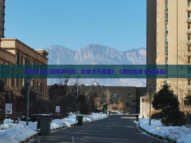 贵阳去三亚椰梦长廊旅游小吃