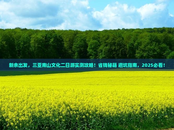 新余去三亚南山文化旅游区二日游