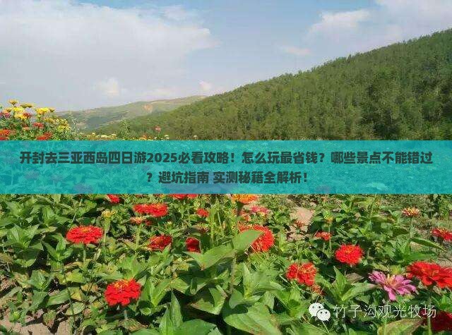 开封去三亚西岛四日游