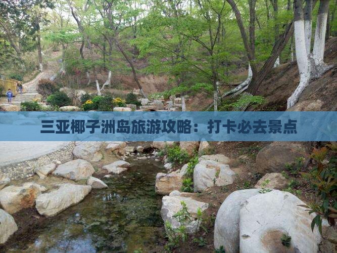甘孜去三亚椰子洲岛旅游打卡点